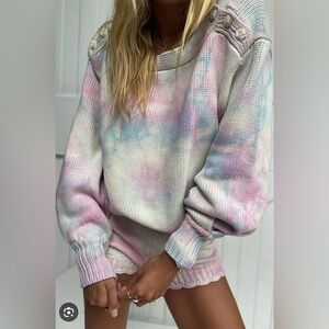 LOVESHACKFANCY TIE DYE SWEATER